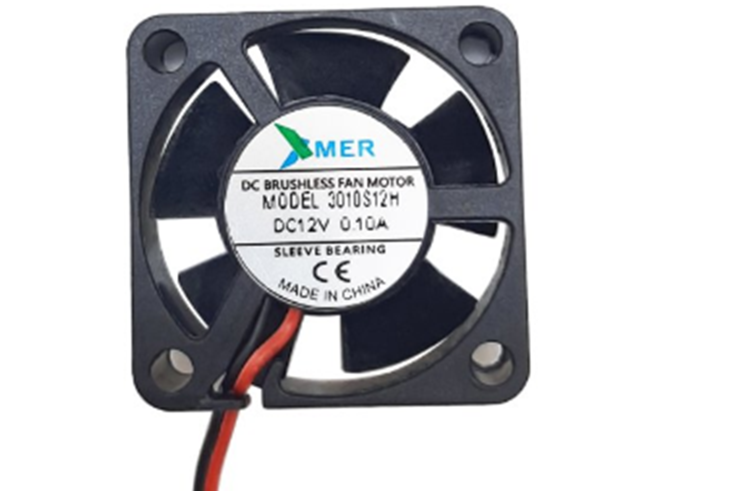 30X30X10mm 12V 2P 0.10A XMER FAN