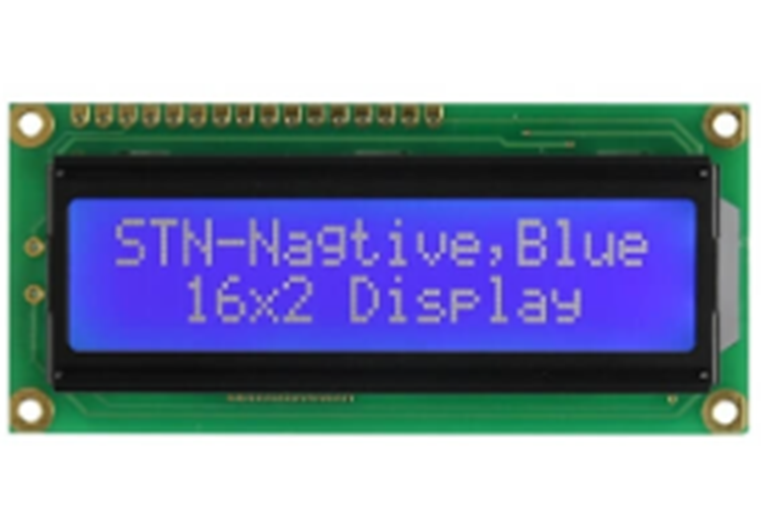 WH1602B-TMI-CT# - LCD CHARACTER 16X2 STN NEGATIVE BLUE 5V
