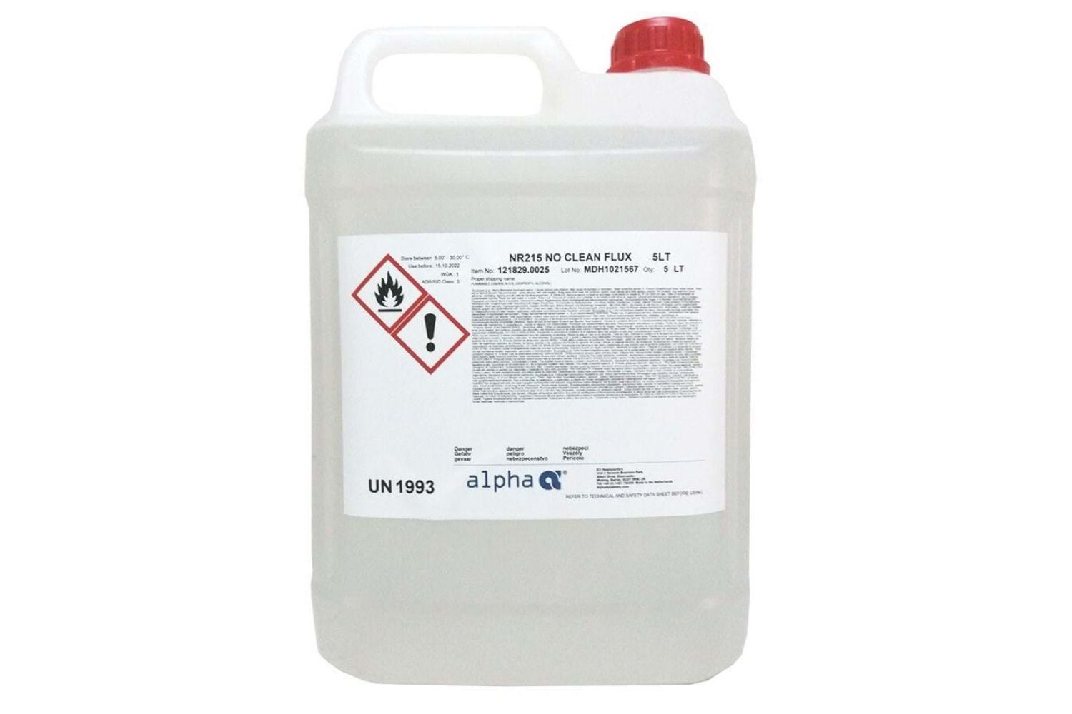 ALPHA FLUX NR215 NO CLEAN