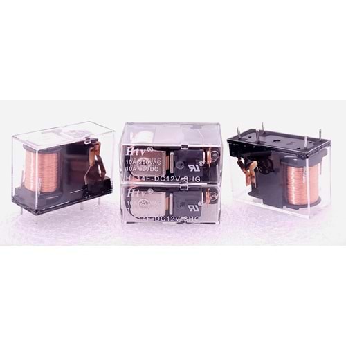 HT14F-DC12V 10A 5PIN ŞEFFAF RÖLE