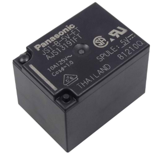 JS1-B-5V-FT - RELAY POWER 10A 5VDC ULTRA-MINI. 1FormC PANASONIC