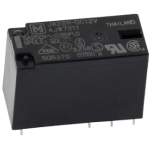 JW2SN-DC12V - RELAY POWER 5A 12VDC 2P PANASONIC