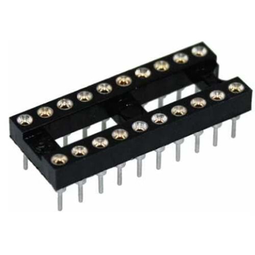 IC-2.54-7.62-20PIN PRC ENTEGRE SOKETİ