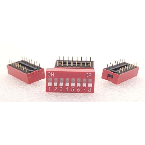 8PIN RED DIP SWITCH