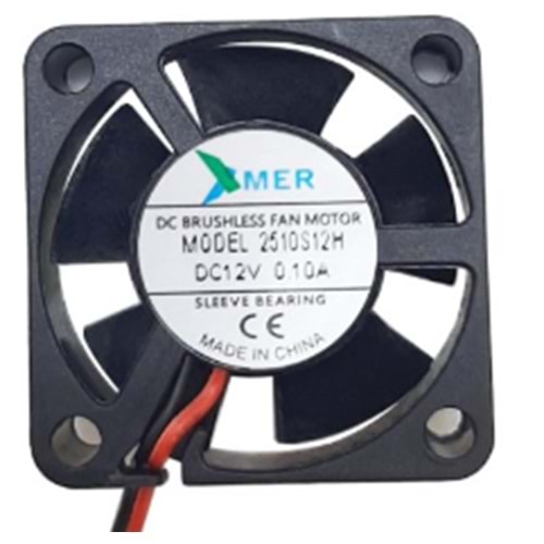 25X25X10mm 12V 2P 0.08A XMER FAN