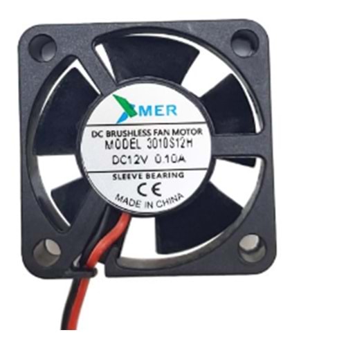 30X30X10mm 12V 2P 0.10A XMER FAN