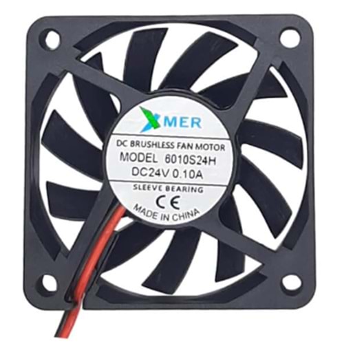 60X60X10mm 24V 2P 0.12A XMER FAN