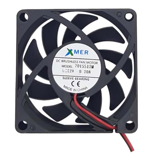 70X70X15mm 12V 2P 0.15A XMER FAN