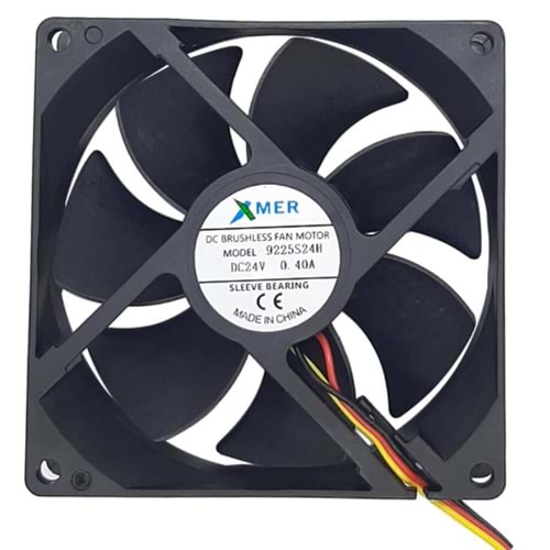 92X92X25mm 24V 3P 0.29A XMER FAN