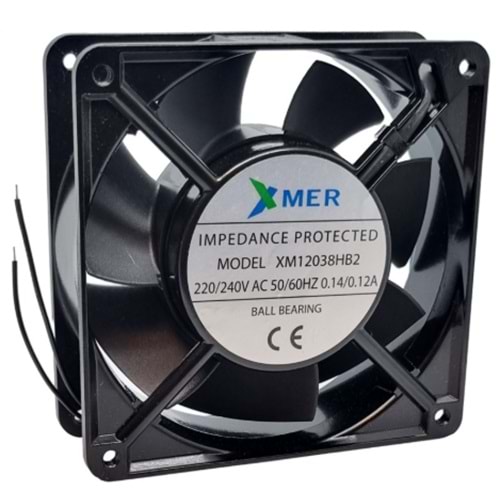 120X120X38mm 220V 0.14A RULMANLI FAN
