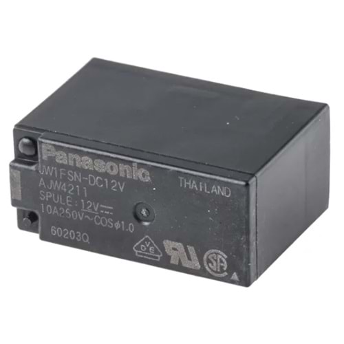 JW1FSN-DC12V - RELAY POWER 10A 12VDC 1P PANASONIC