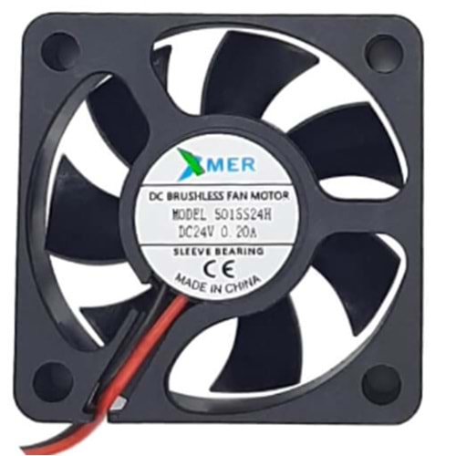 50X50X15mm 24V 2P 0.10A XMER FAN