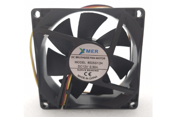 80X80X25mm 12V 3P 0.30A XMER FAN