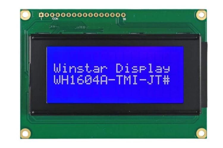 WH1604A-TMI-ET# - LCD CHARACTER 16X4 STN NEGATIVE BLUE 5V