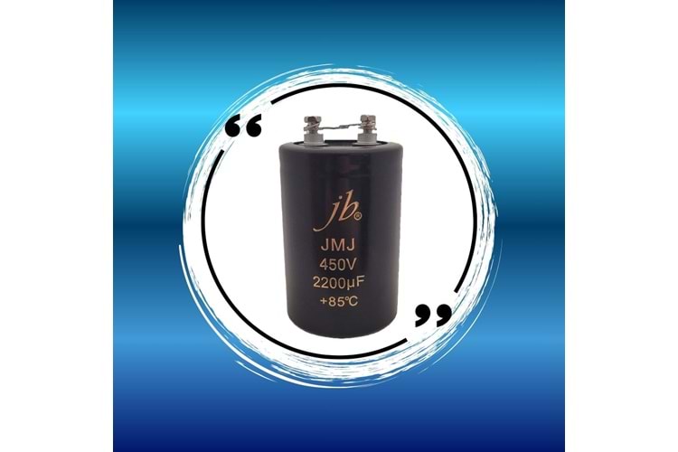 JMJ2W222M28006300960 - E-cap 2200uF 450V +/-20% 63x96mm P:28mm