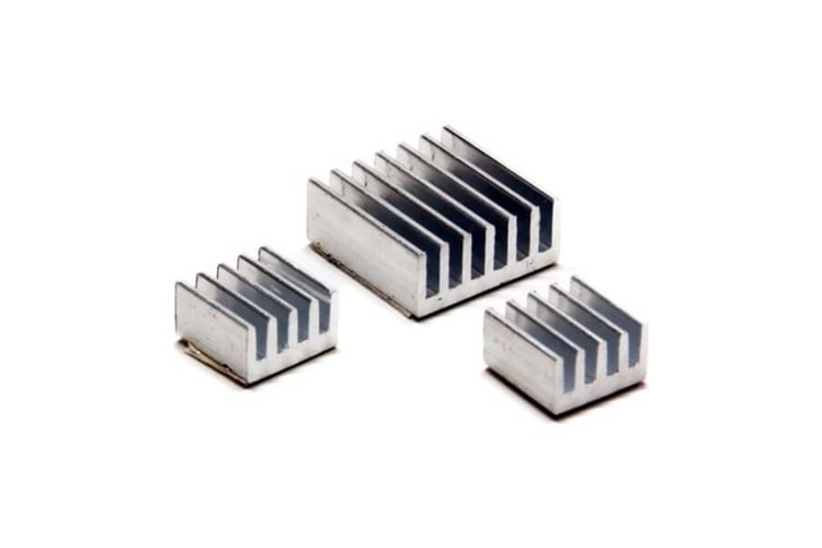 RASPBERRY Pi 2/3/B+/A+/B 3 LÜ SOĞUTUCU SETİ GÜMÜŞ