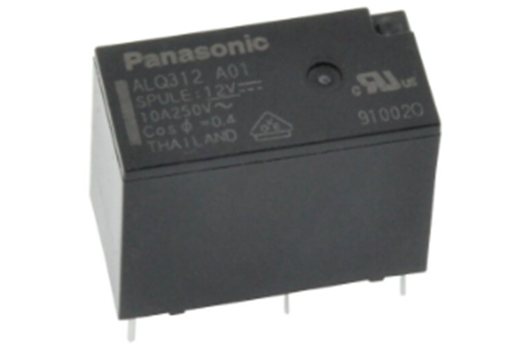 ALQ312A01 - RELAY POWER 10A 12VDC 1FormA SMALL TYPE PANASONIC