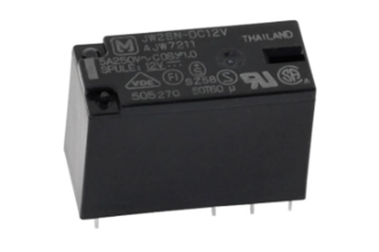 JW2SN-DC12V - RELAY POWER 5A 12VDC 2P PANASONIC