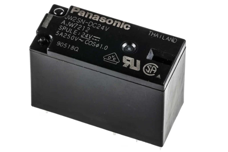 JW2SN-DC24V - RELAY POWER 5A 24VDC 2P PANASONIC