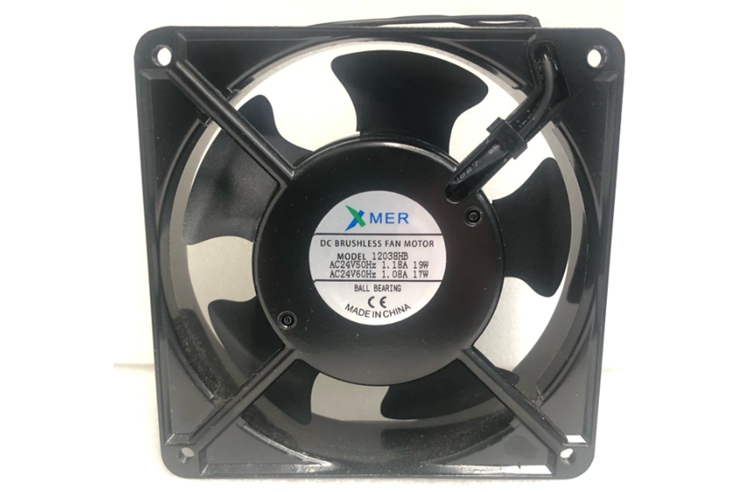 120X120X38mm 24V AC 2P 1.08A RULMANLI FAN
