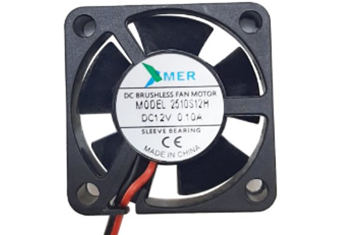 25X25X10mm 12V 2P 0.08A XMER FAN