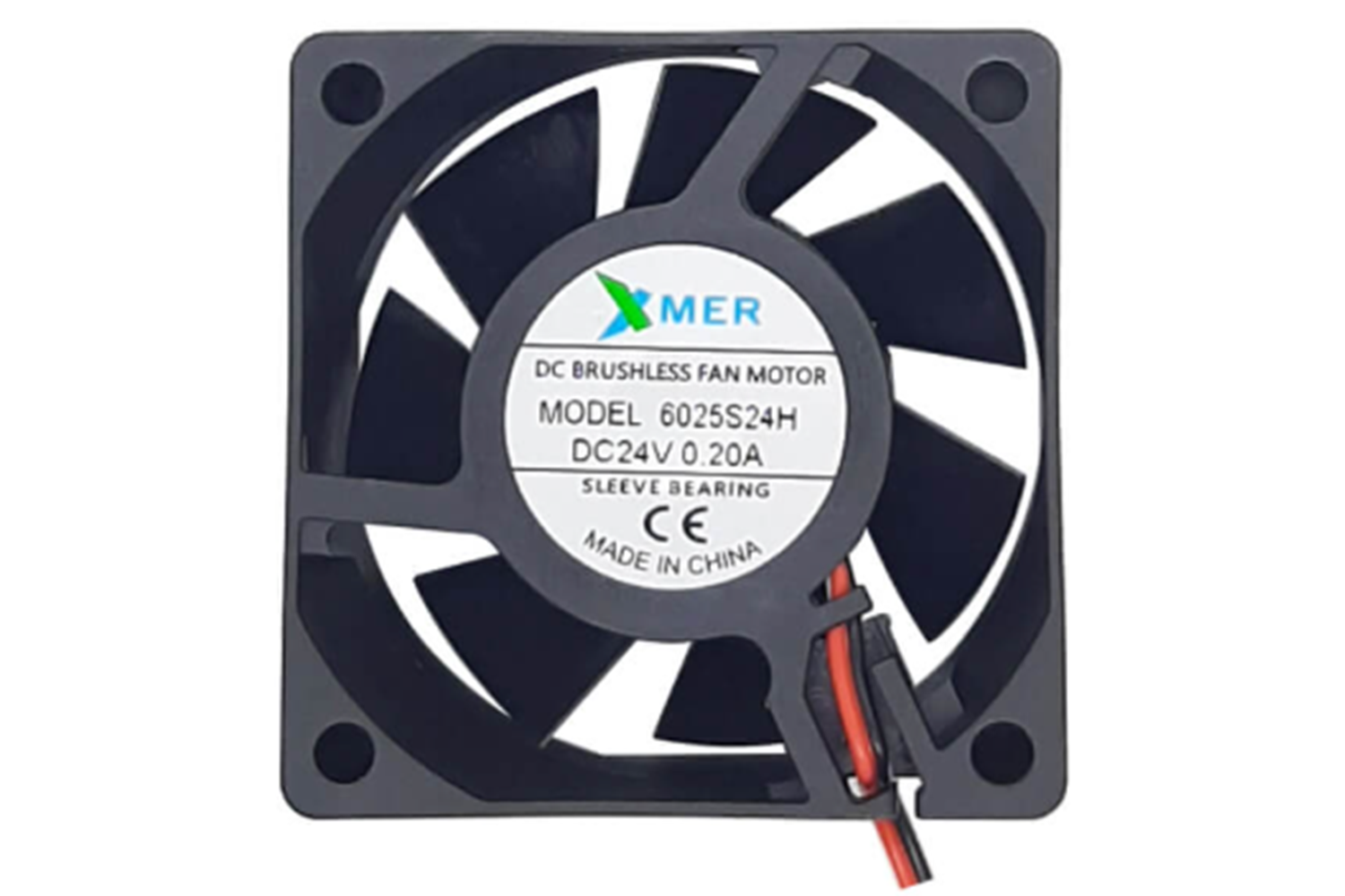 60X60X25mm 24V 2P 0.20A XMER FAN
