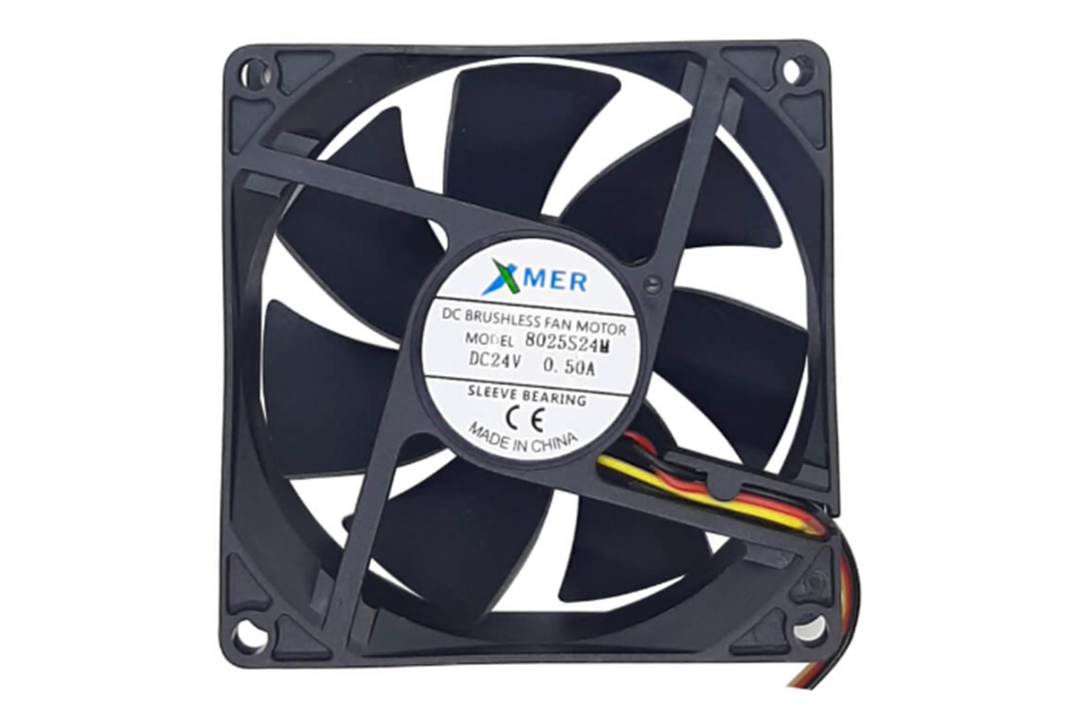 80X80X25mm 24V 3P 0.15A XMER FAN