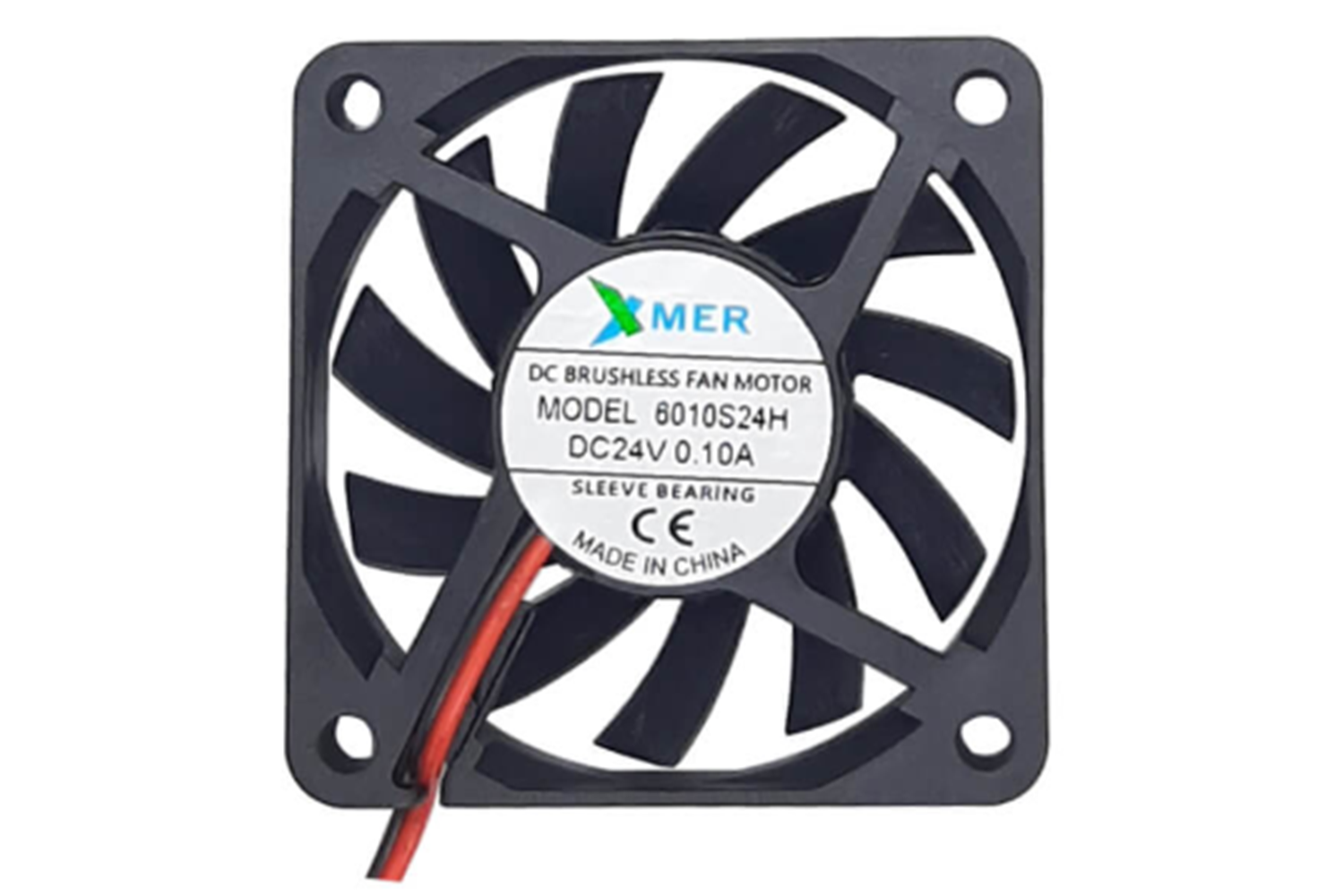 60X60X10mm 24V 2P 0.12A XMER FAN