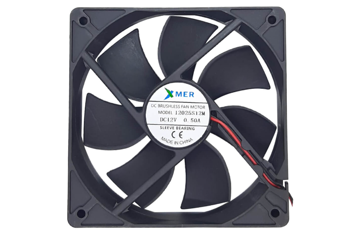 120X120X25mm 12V 2P 0.27A XMER FAN